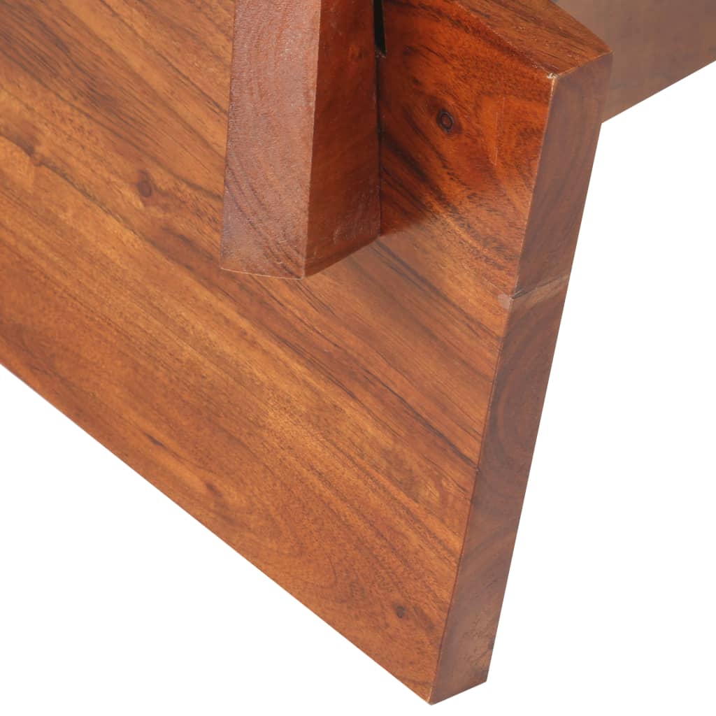 Sofabord 60 Cm Massivt Akacietræ - Billede 4