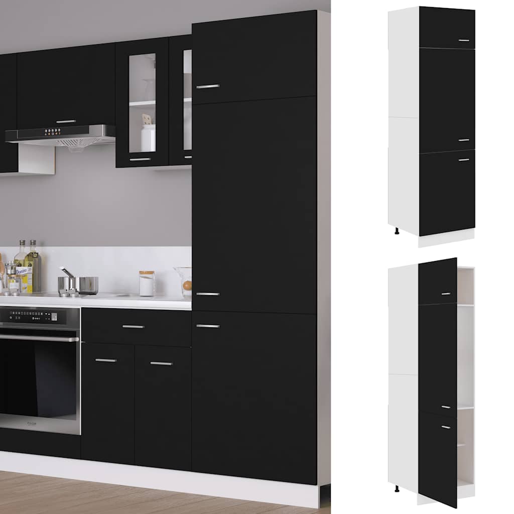 Køleskabsskab Lyon 60x57x207 Cm Konstrueret Træ - Variant 802539