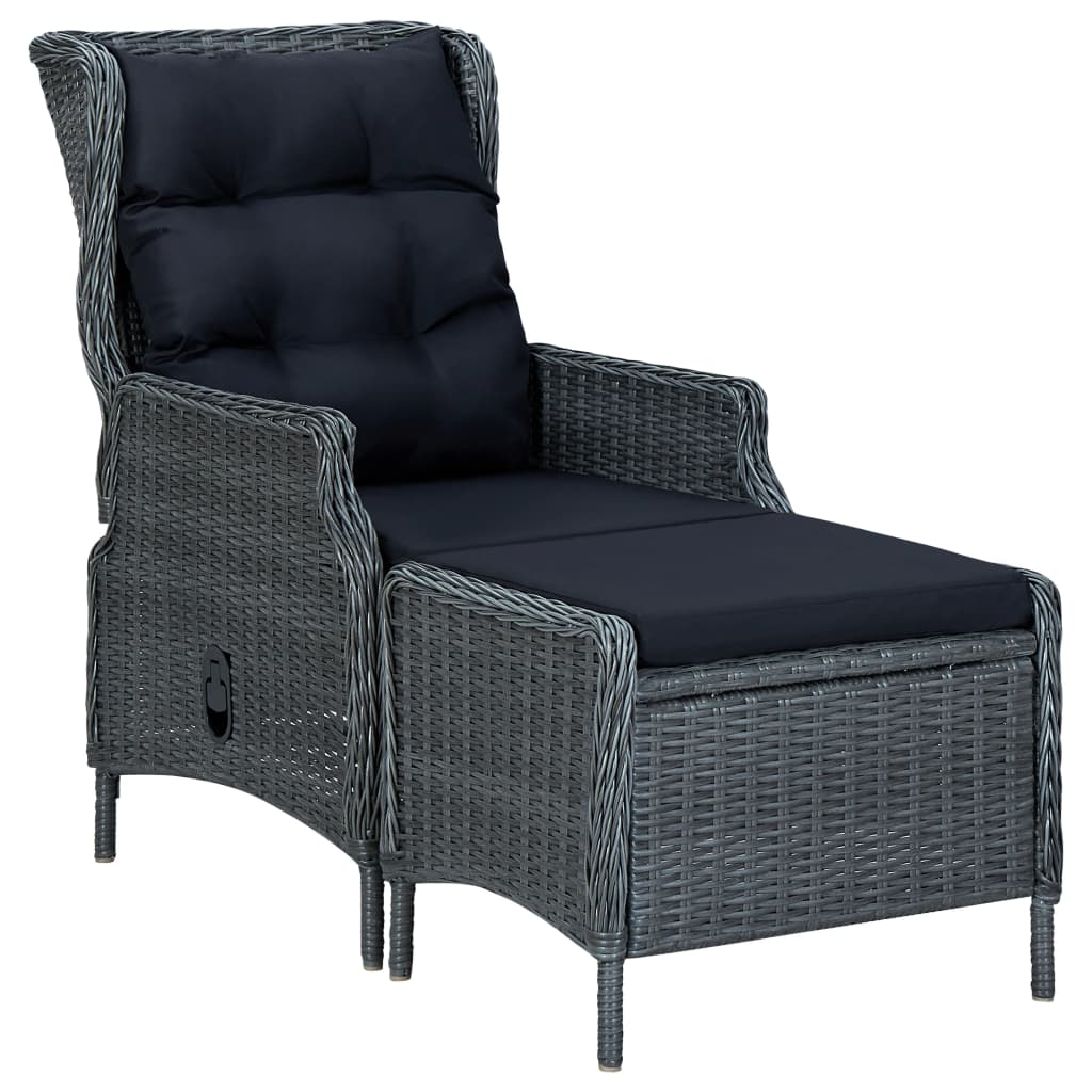Loungesæt til Haven 3 Dele med Hynder Polyrattan - billede 8