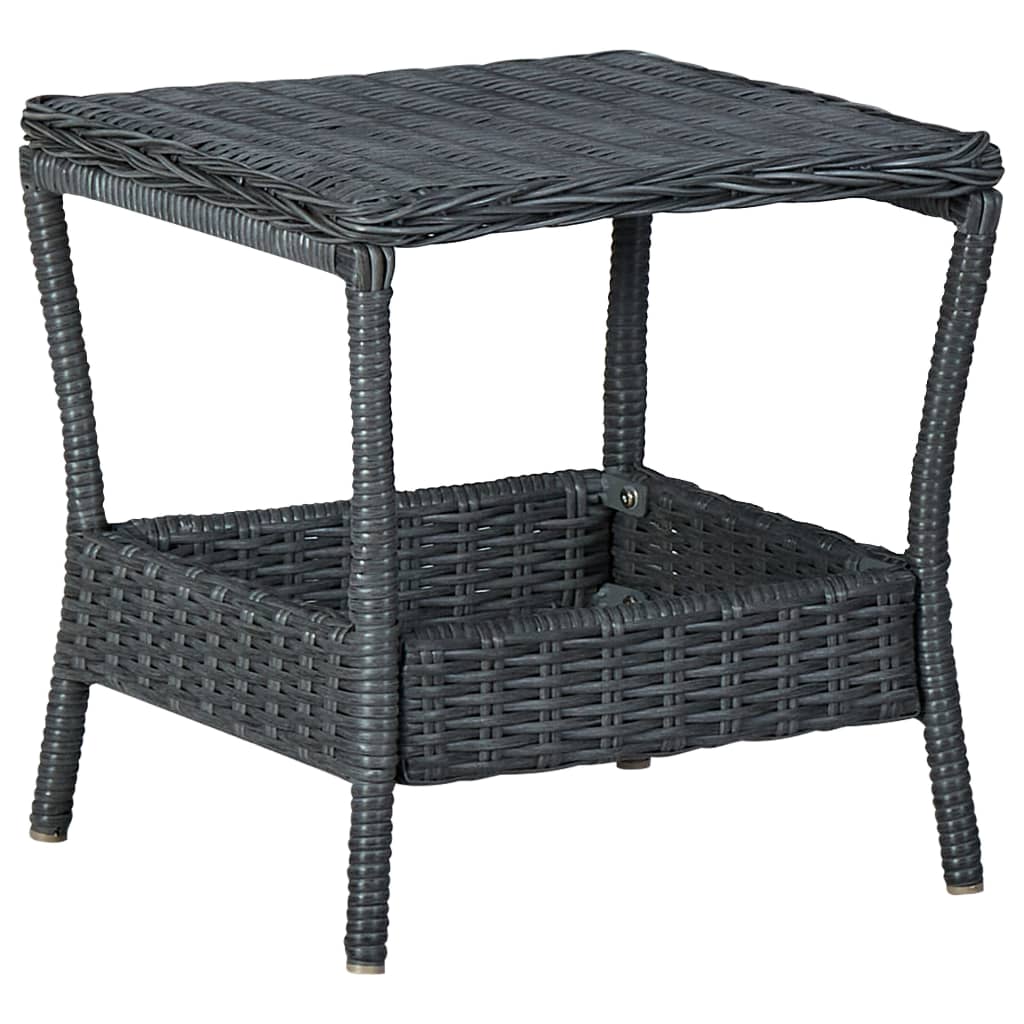 Loungesæt til Haven 3 Dele med Hynder Polyrattan - billede 9