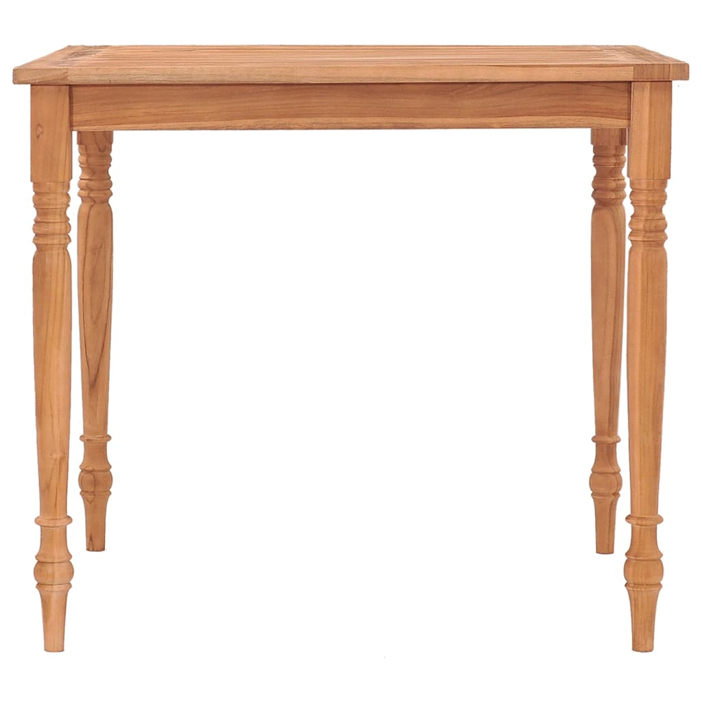 Batavia-Bord Massivt Teaktræ