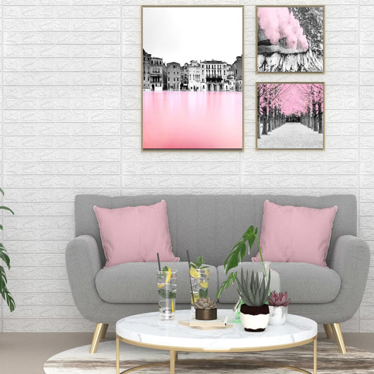 3D Vægklistermærker 10 Stk. Selvklæbende Murstensdesign