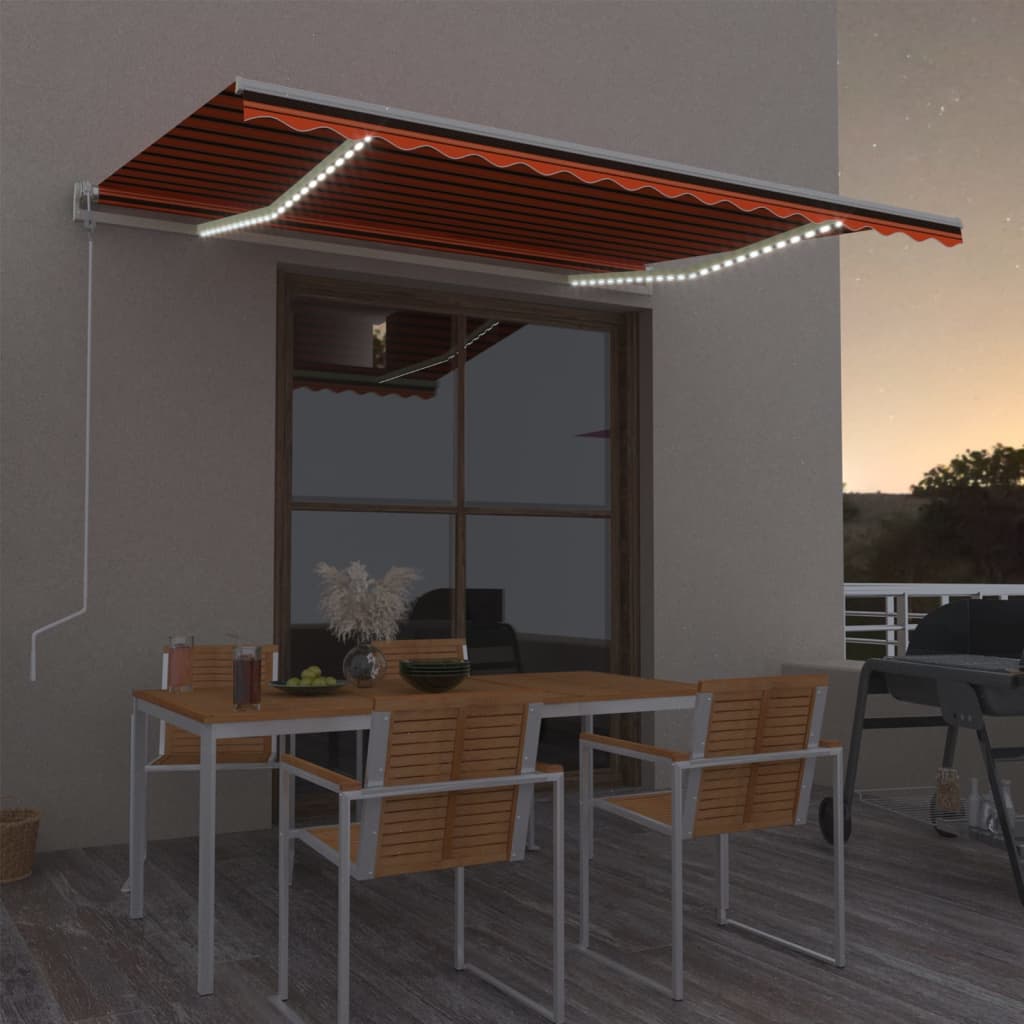 Markise M. LED + Vindsensor Automatisk - Variant 3068915