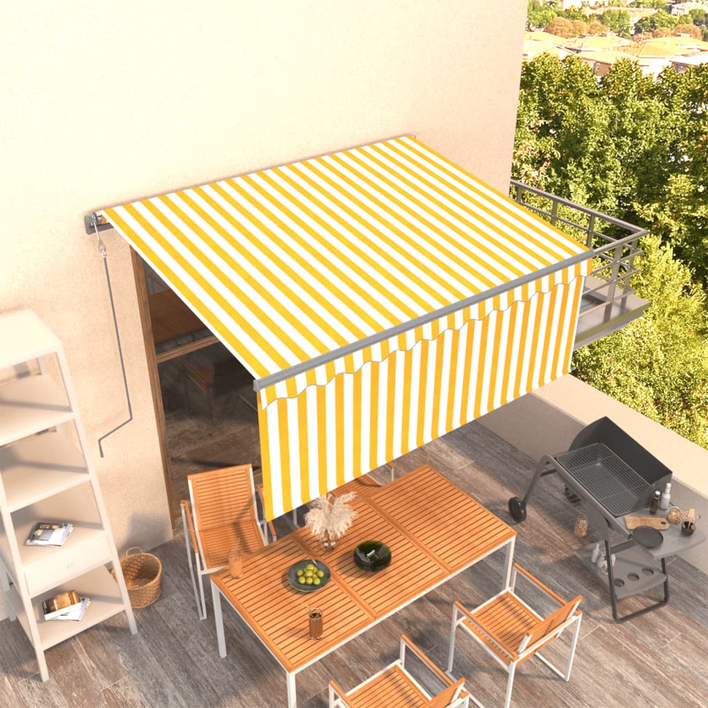 Markise M. Gardin 3X2,5 M Automatisk Betjening