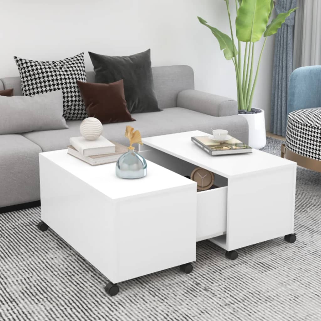 Sofabord 75X75X38 Cm Konstrueret Træ