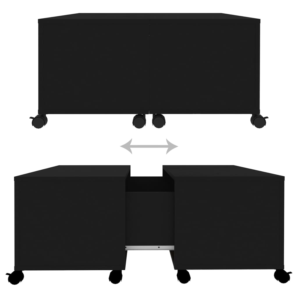 Sofabord 75X75X38 Cm Konstrueret Træ