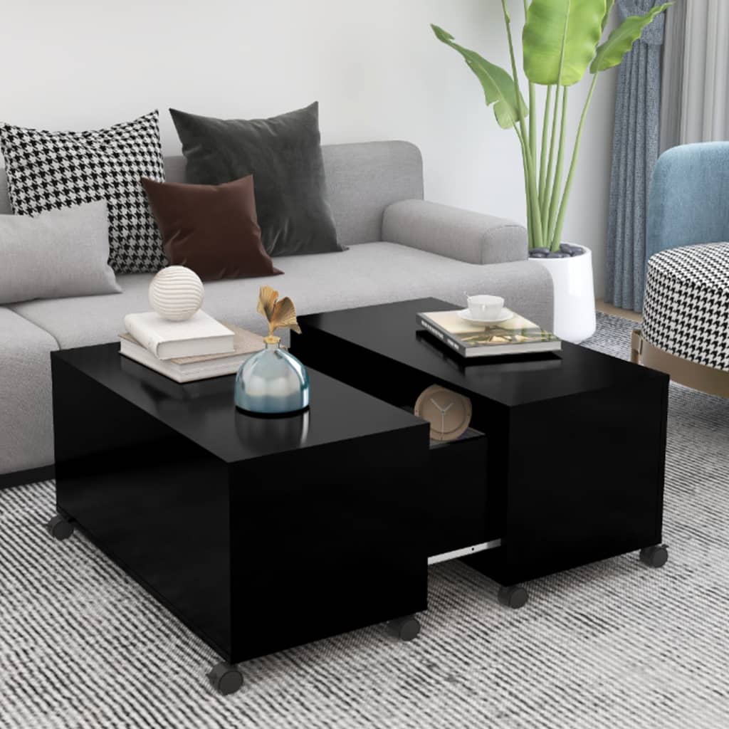 Sofabord 75X75X38 Cm Konstrueret Træ