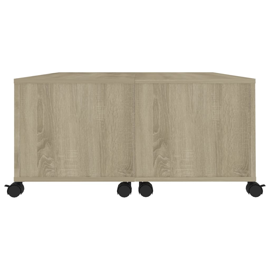 Sofabord 75X75X38 Cm Konstrueret Træ