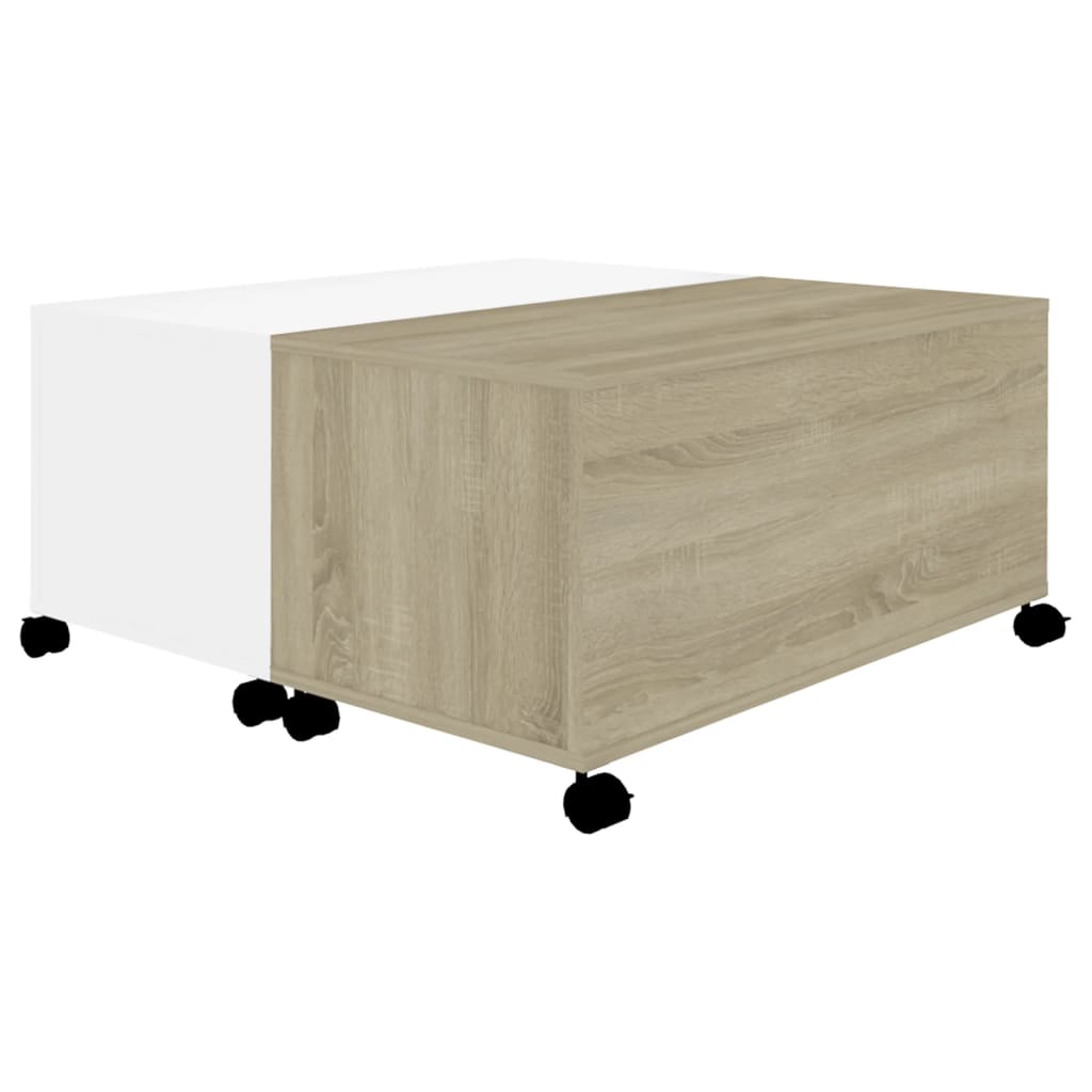 Sofabord 75X75X38 Cm Konstrueret Træ