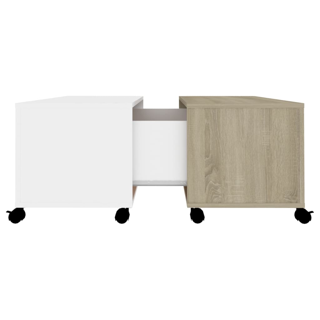 Sofabord 75X75X38 Cm Konstrueret Træ