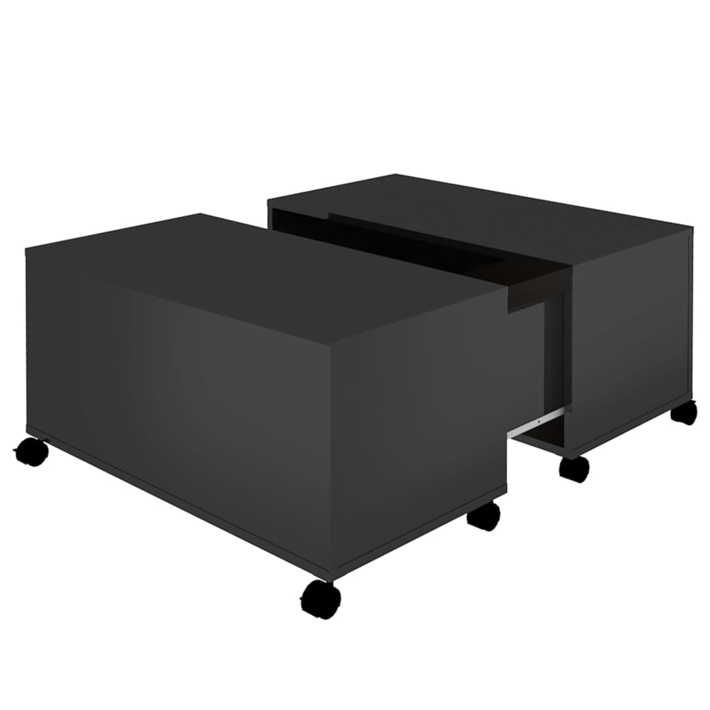 Sofabord 75X75X38 Cm Konstrueret Træ