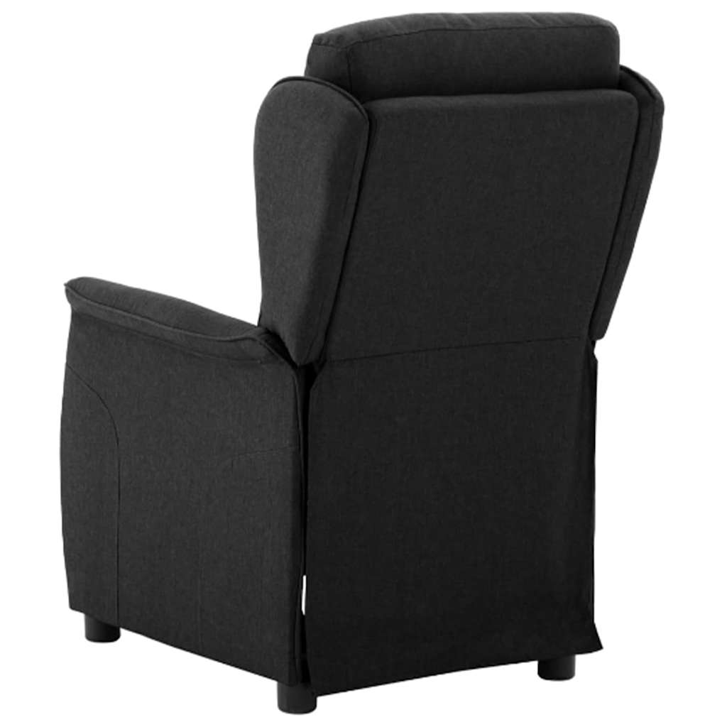 Liggestol Sort 67.5 X 93.5 X 101.5 Cm Stof - Billede 4