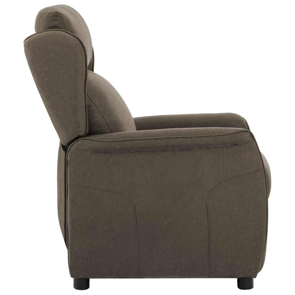 Liggestol Gråbrun 67.5 X 93.5 X 101.5 Cm Stof - Billede 3