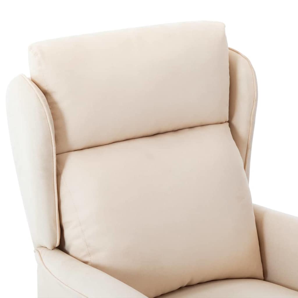 Liggestol Creme 67.5 X 93.5 X 101.5 Cm Stof - Billede 5