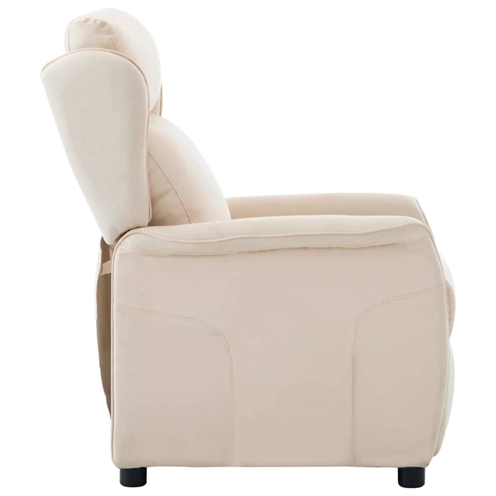 Liggestol Creme 67.5 X 93.5 X 101.5 Cm Stof - Billede 3