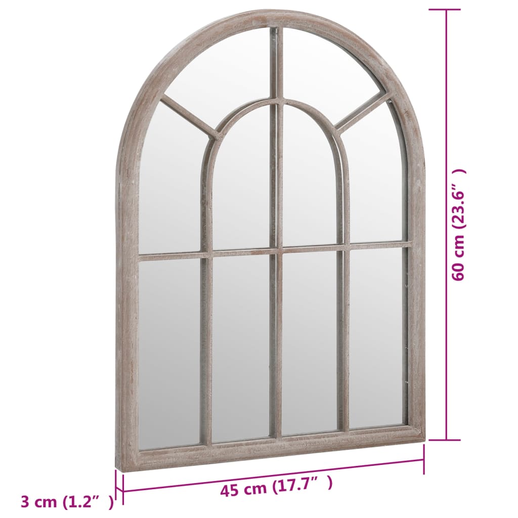 Spejl 60x45 Cm Jern - Billede 6