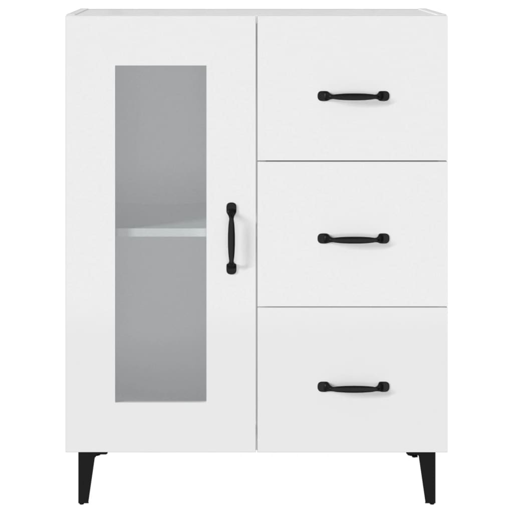 Skænk 69,5x34x90 Cm Konstrueret Træ - Billede 6
