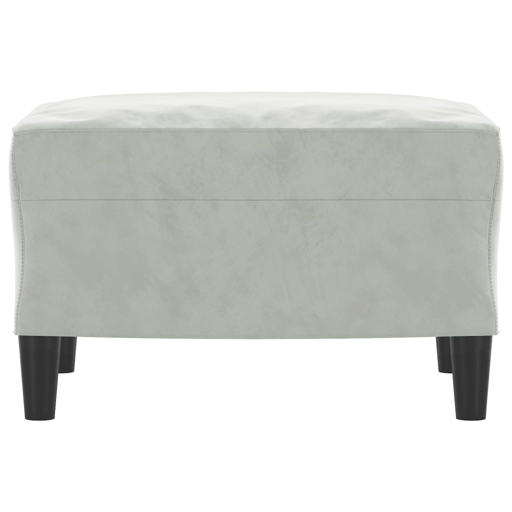 Fodskammel 60x50x41 Cm Velour Fodskammel 70x55x41 Cm Velour - Billede 3