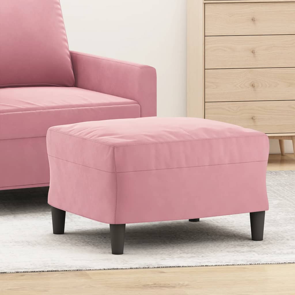 Fodskammel 60x50x41 Cm Velour Fodskammel 70x55x41 Cm Velour