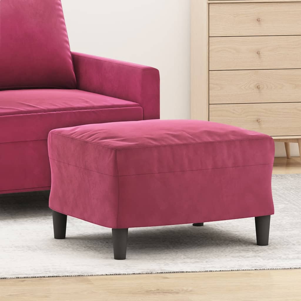 Fodskammel 60x50x41 Cm Velour Fodskammel 70x55x41 Cm Velour