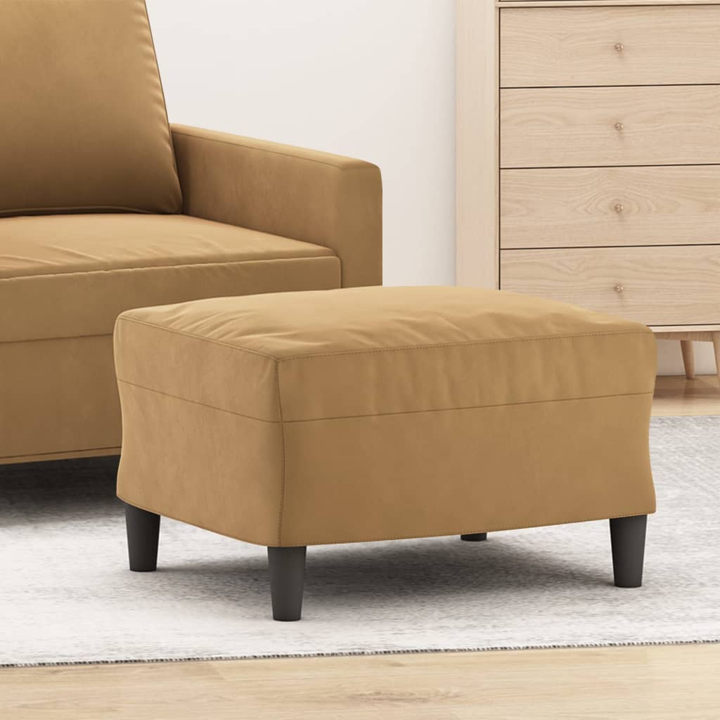 Fodskammel 60x50x41 Cm Velour Fodskammel 70x55x41 Cm Velour