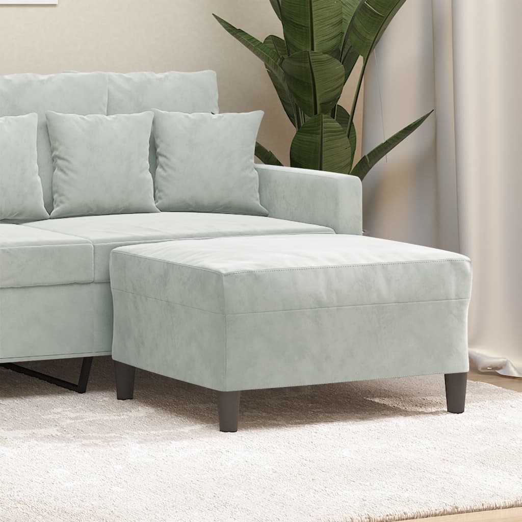 Fodskammel 60x50x41 Cm Velour Fodskammel 70x55x41 Cm Velour