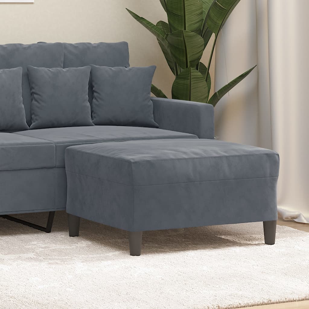 Fodskammel 60x50x41 Cm Velour Fodskammel 70x55x41 Cm Velour