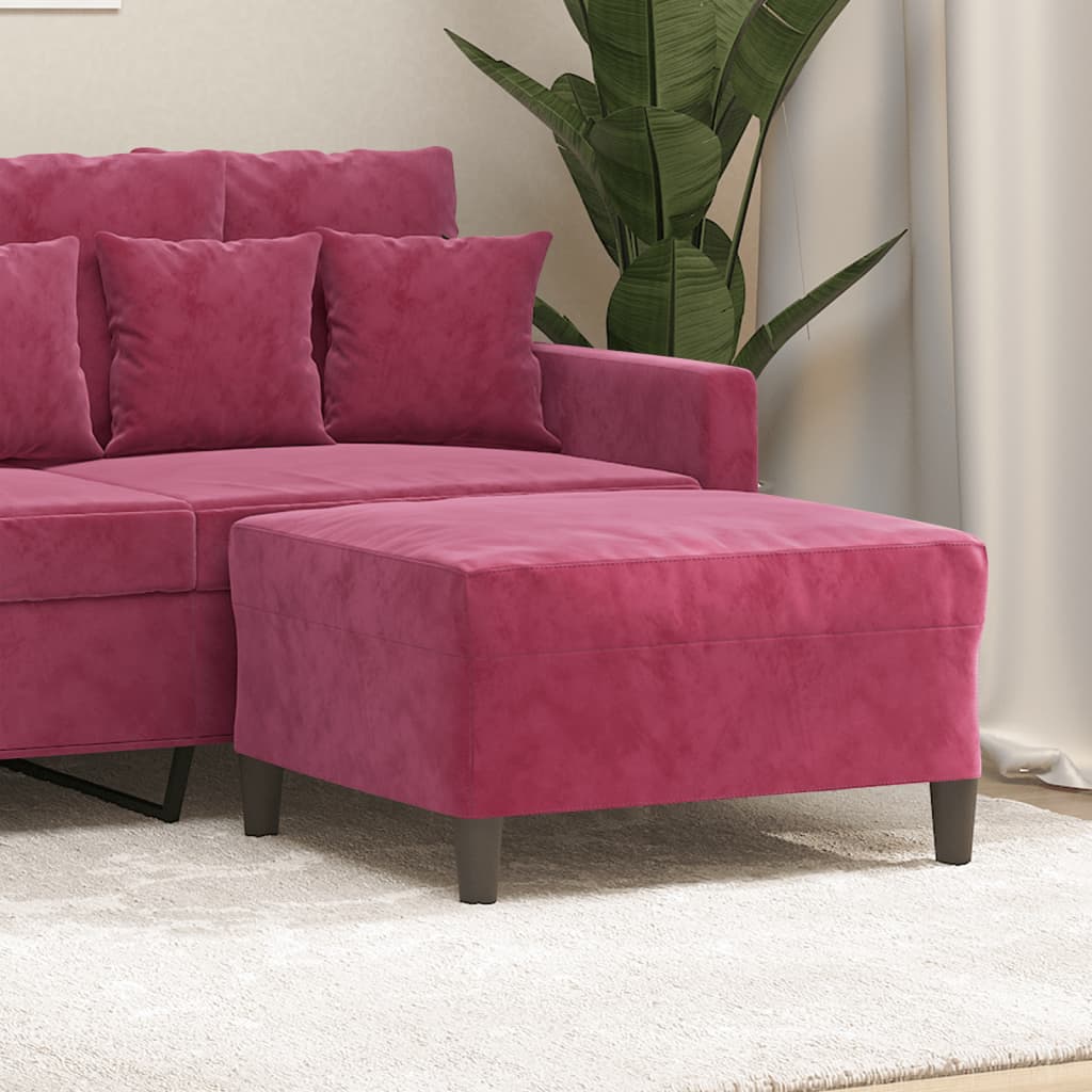 Fodskammel 60x50x41 Cm Velour Fodskammel 70x55x41 Cm Velour
