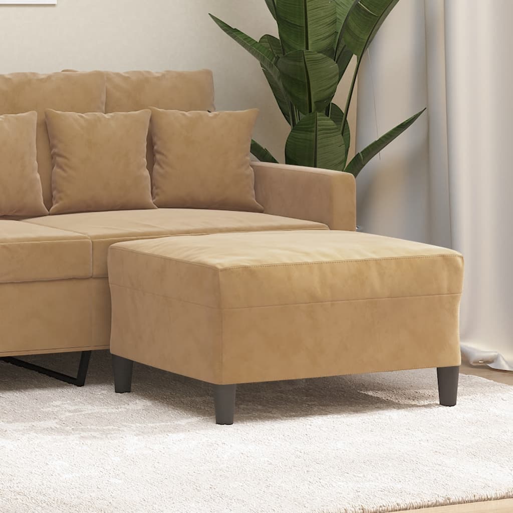 Fodskammel 60x50x41 Cm Velour Fodskammel 70x55x41 Cm Velour