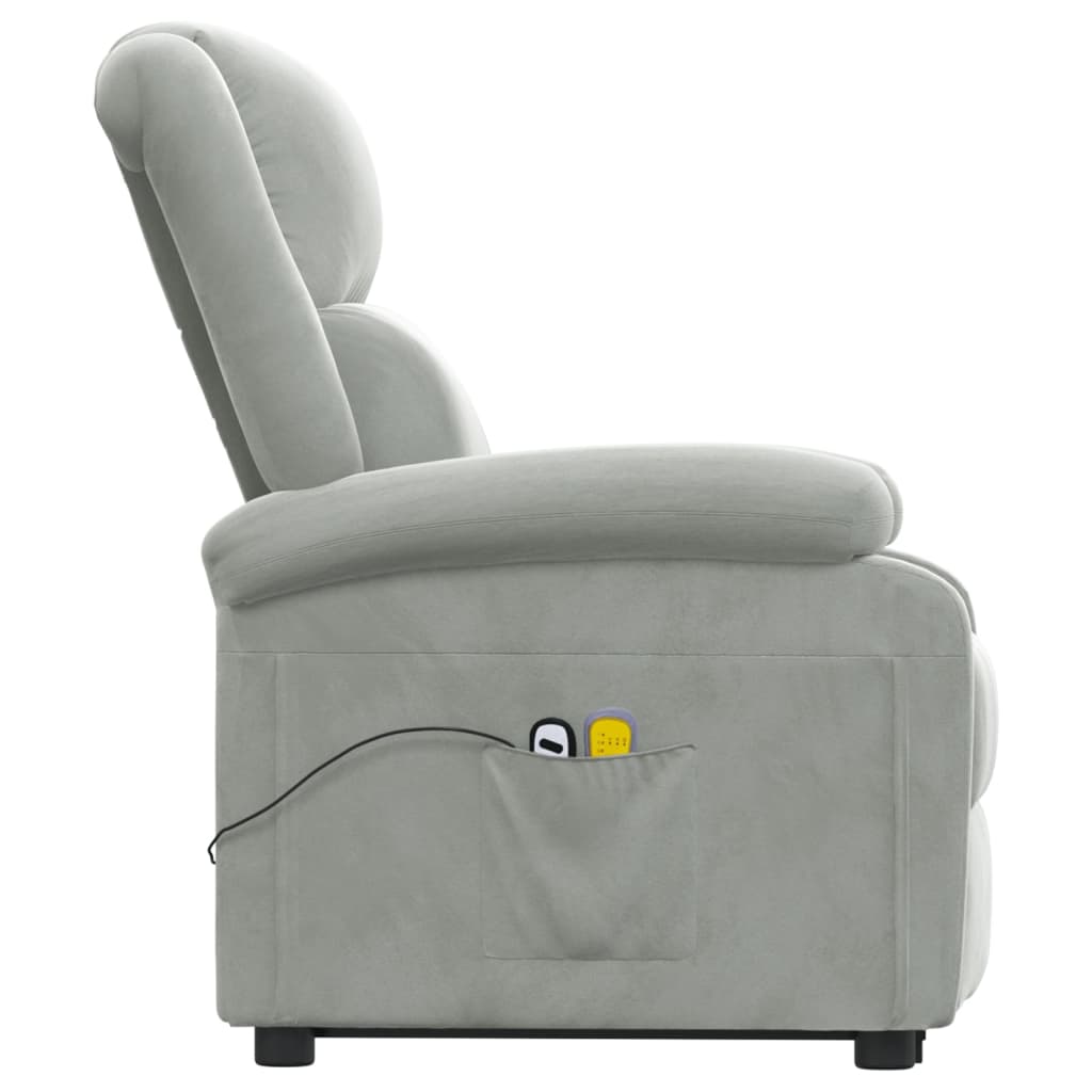 Løftestol Med Massagefunktion Velour