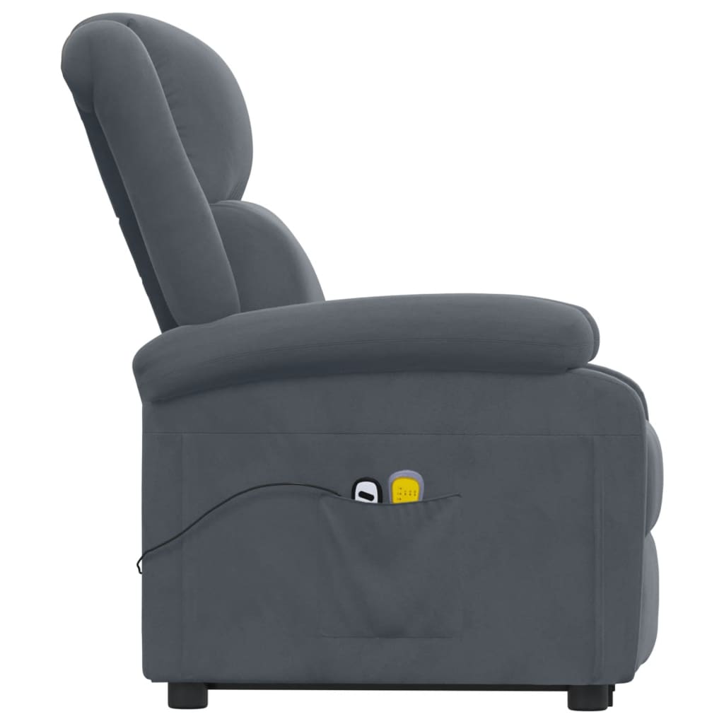 Løftestol Med Massagefunktion Velour