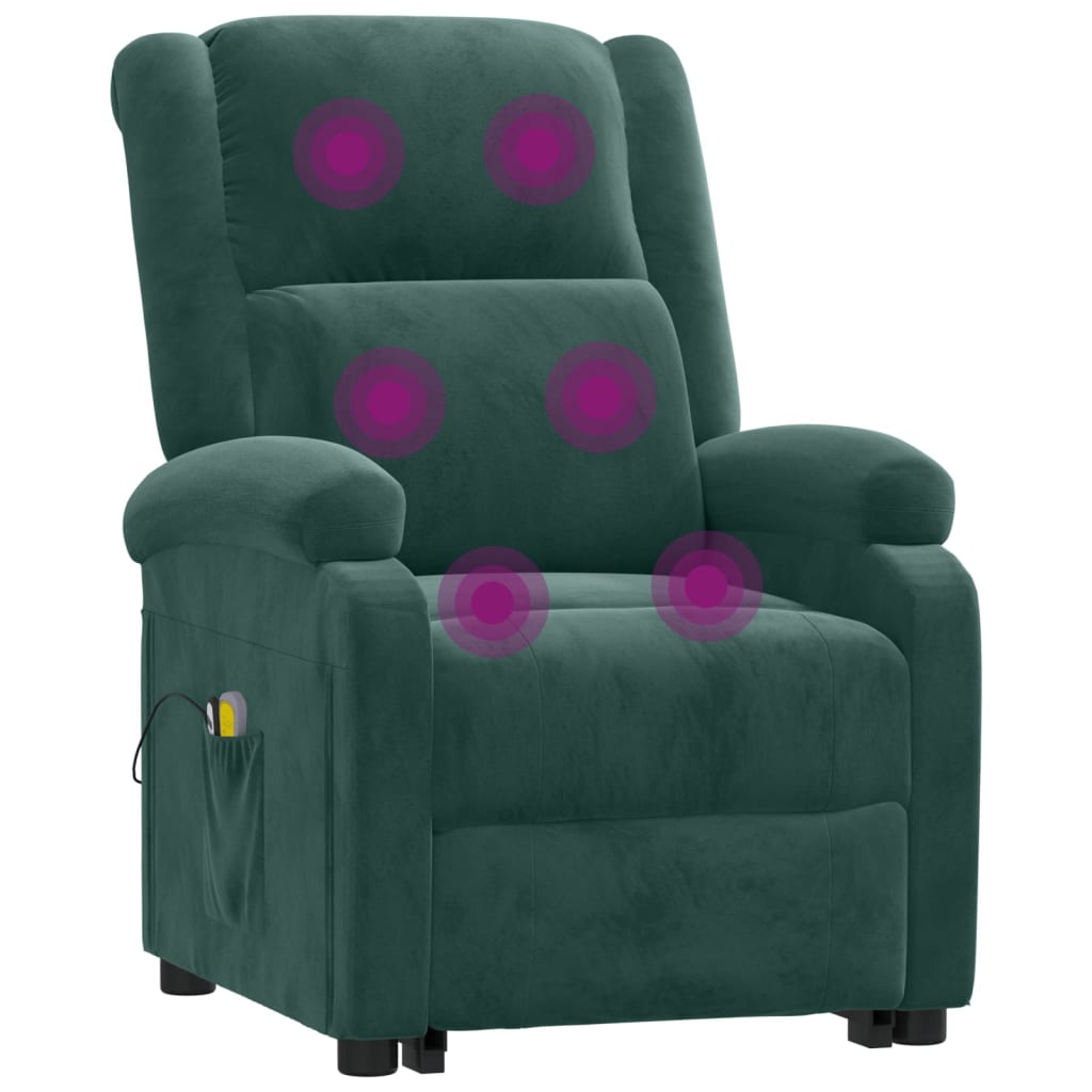Løftestol Med Massagefunktion Velour