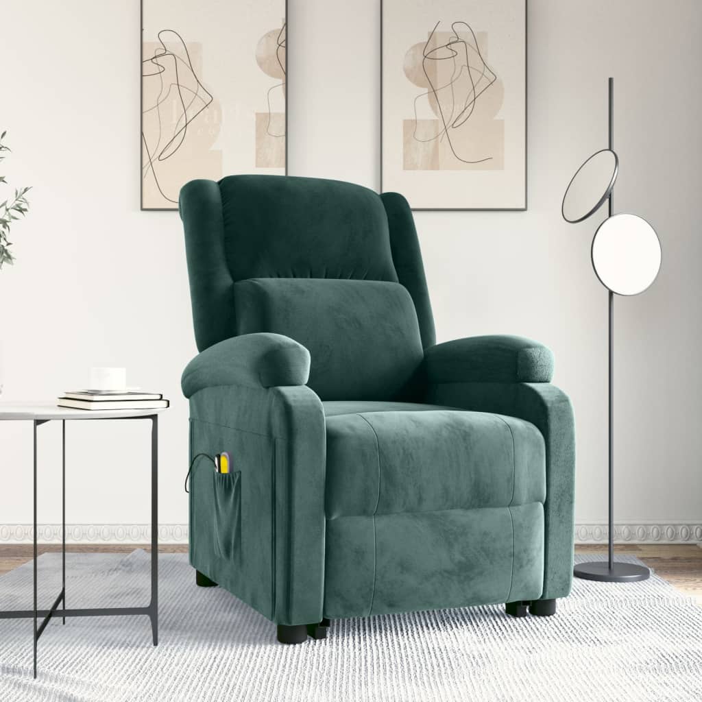 Løftestol Med Massagefunktion Velour