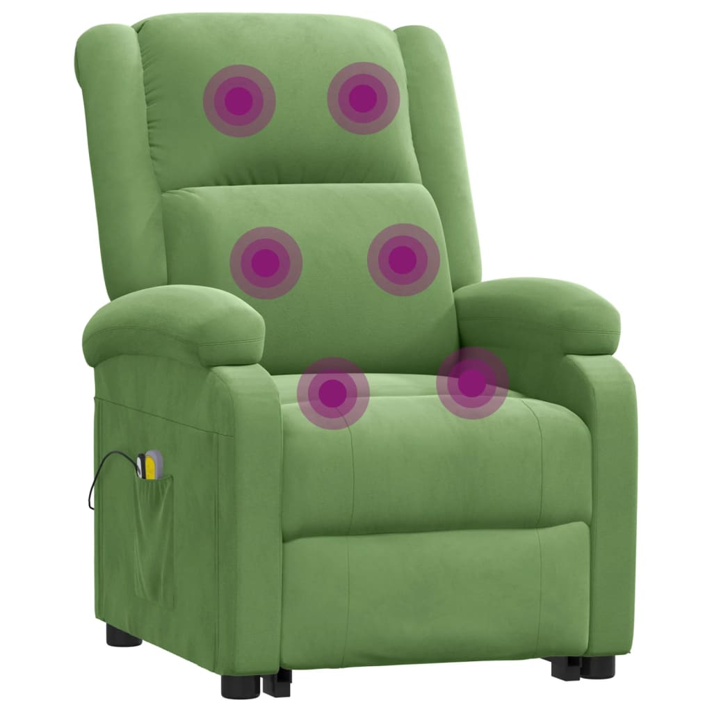 Løftestol Med Massagefunktion Velour