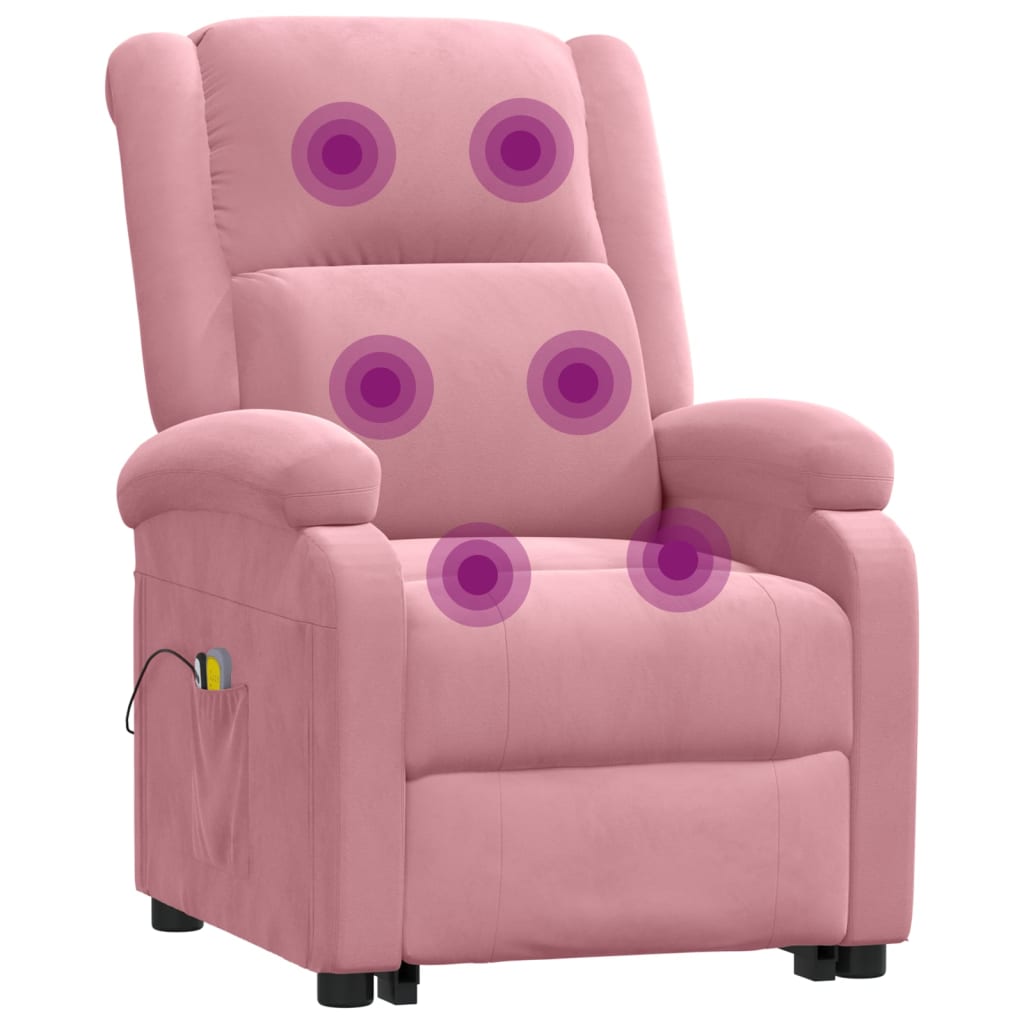 Løftestol Med Massagefunktion Velour