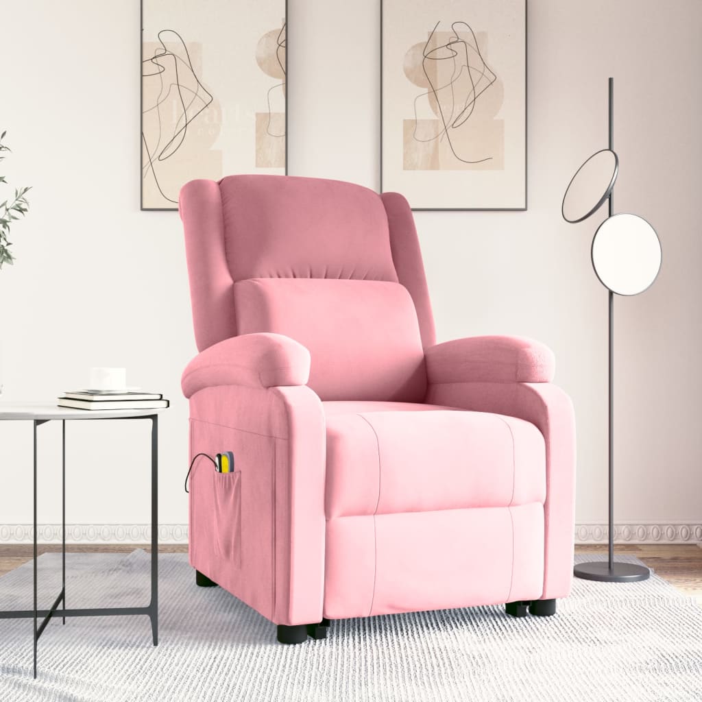 Løftestol Med Massagefunktion Velour