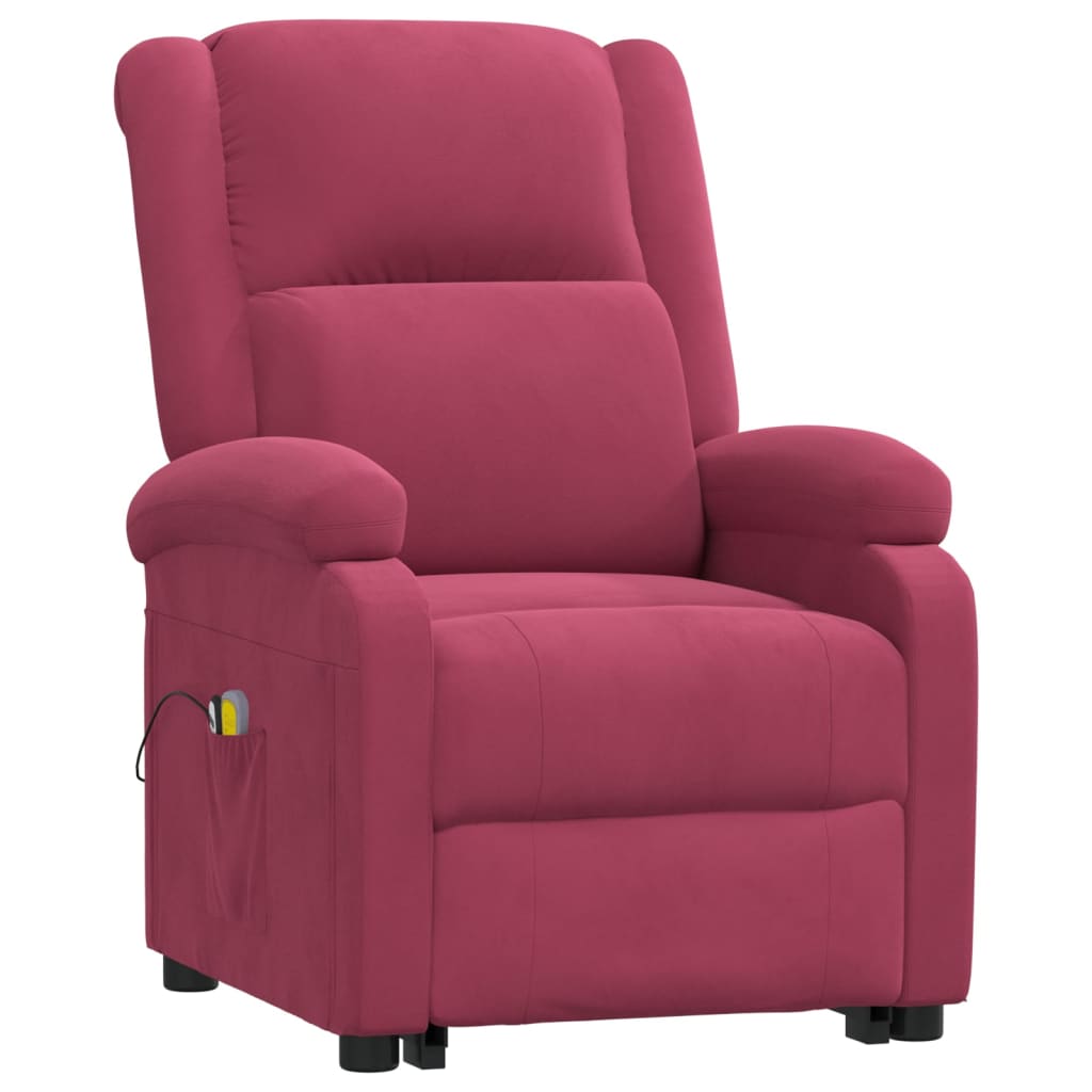 Løftestol Med Massagefunktion Velour