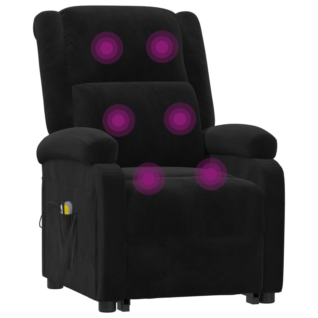 Løftestol Med Massagefunktion Velour