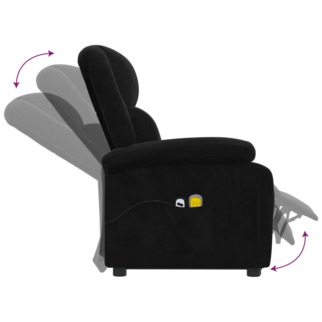 Løftestol Med Massagefunktion Velour