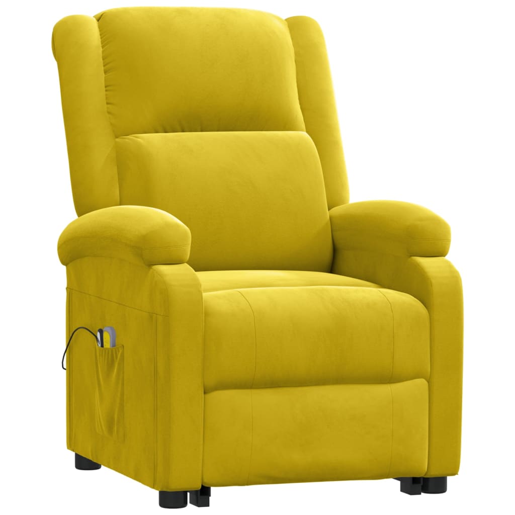 Løftestol Med Massagefunktion Velour