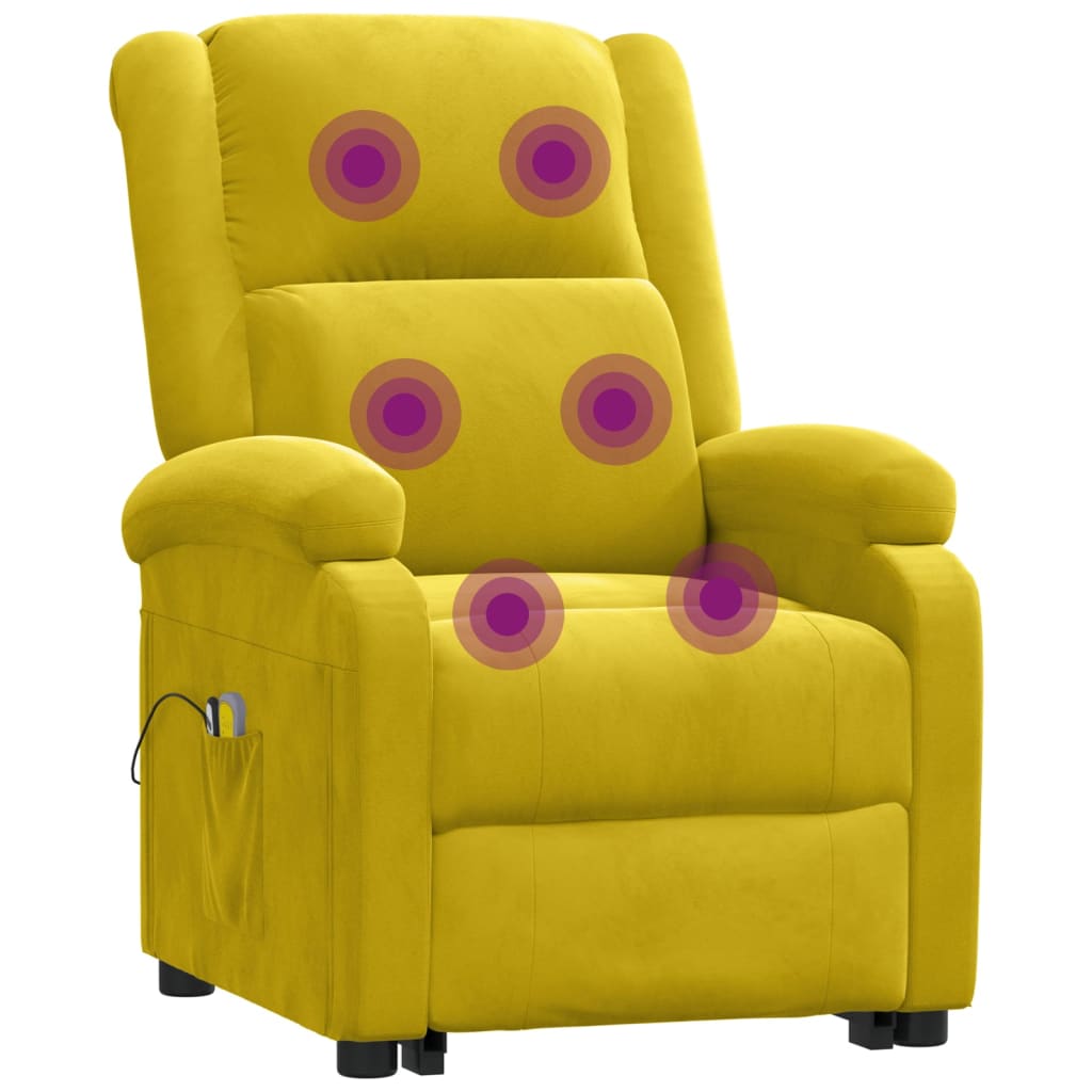 Løftestol Med Massagefunktion Velour