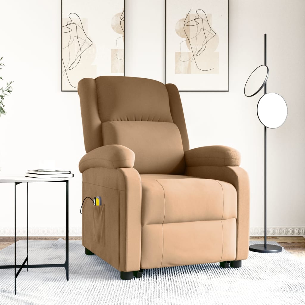 Løftestol Med Massagefunktion Velour