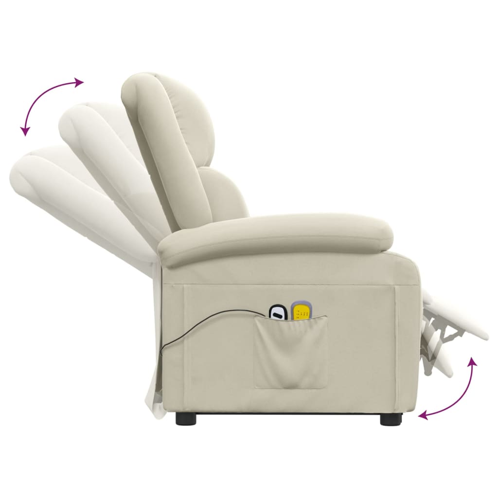 Løftestol Med Massagefunktion Velour