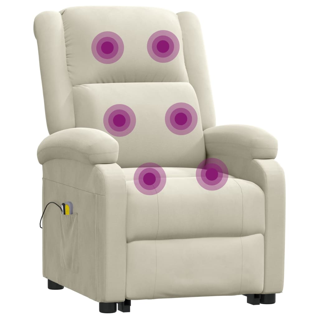 Løftestol Med Massagefunktion Velour