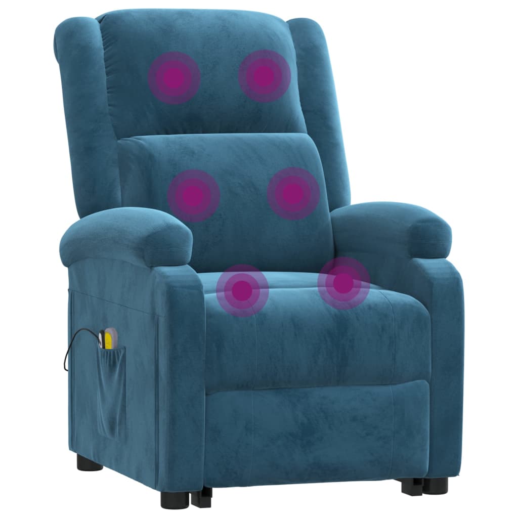 Løftestol Med Massagefunktion Velour
