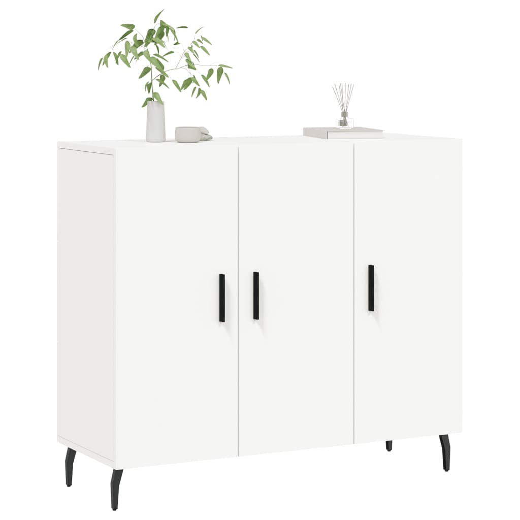 Skab 90x34x80 Cm Konstrueret Træ - Billede 3