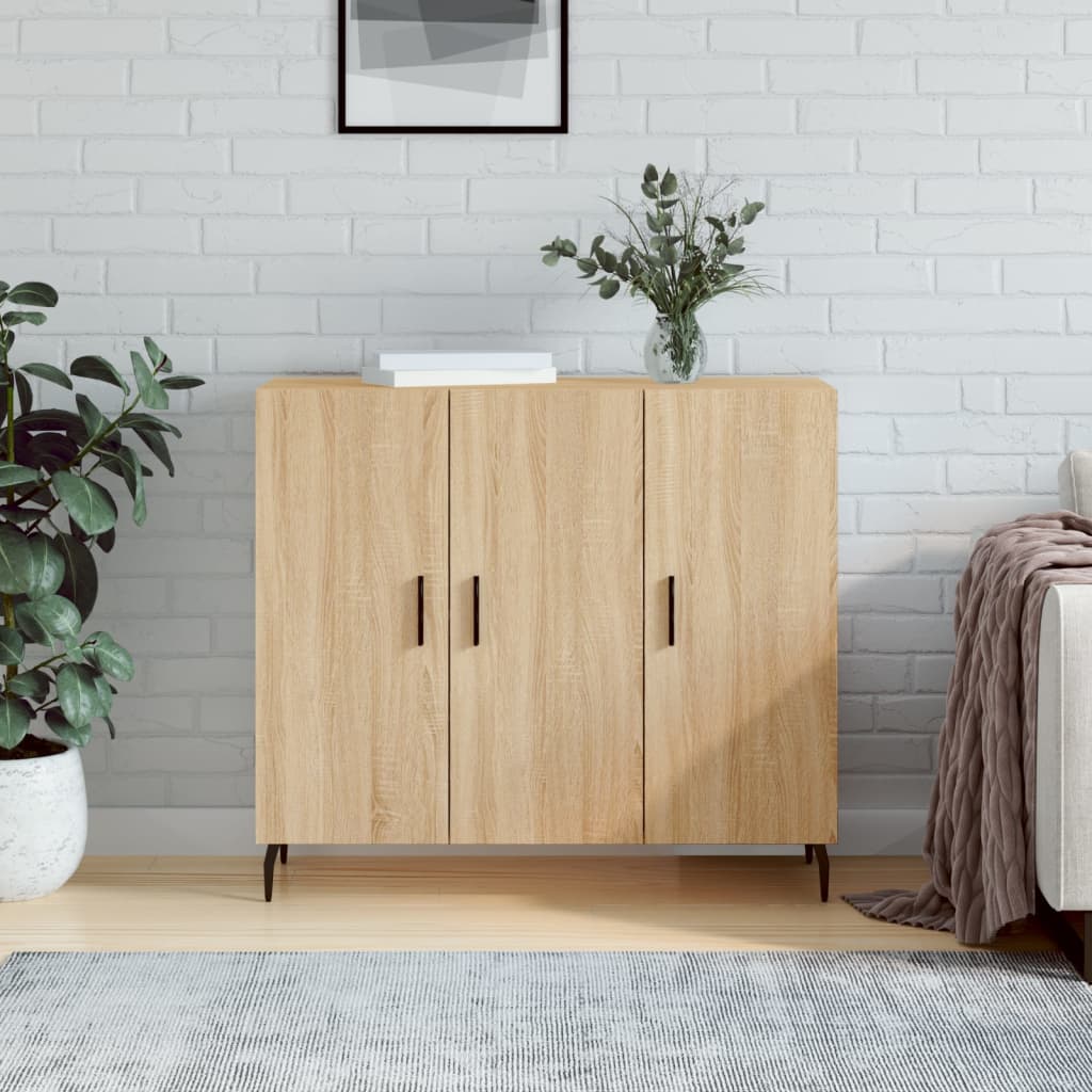 Skab 90x34x80 Cm Konstrueret Træ