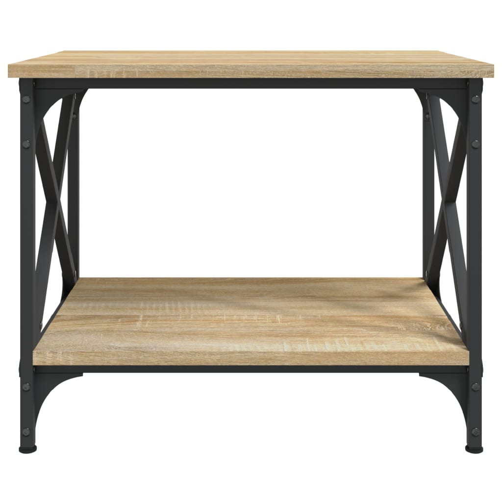 Sidebord 55X38X45 Cm Konstrueret Træ
