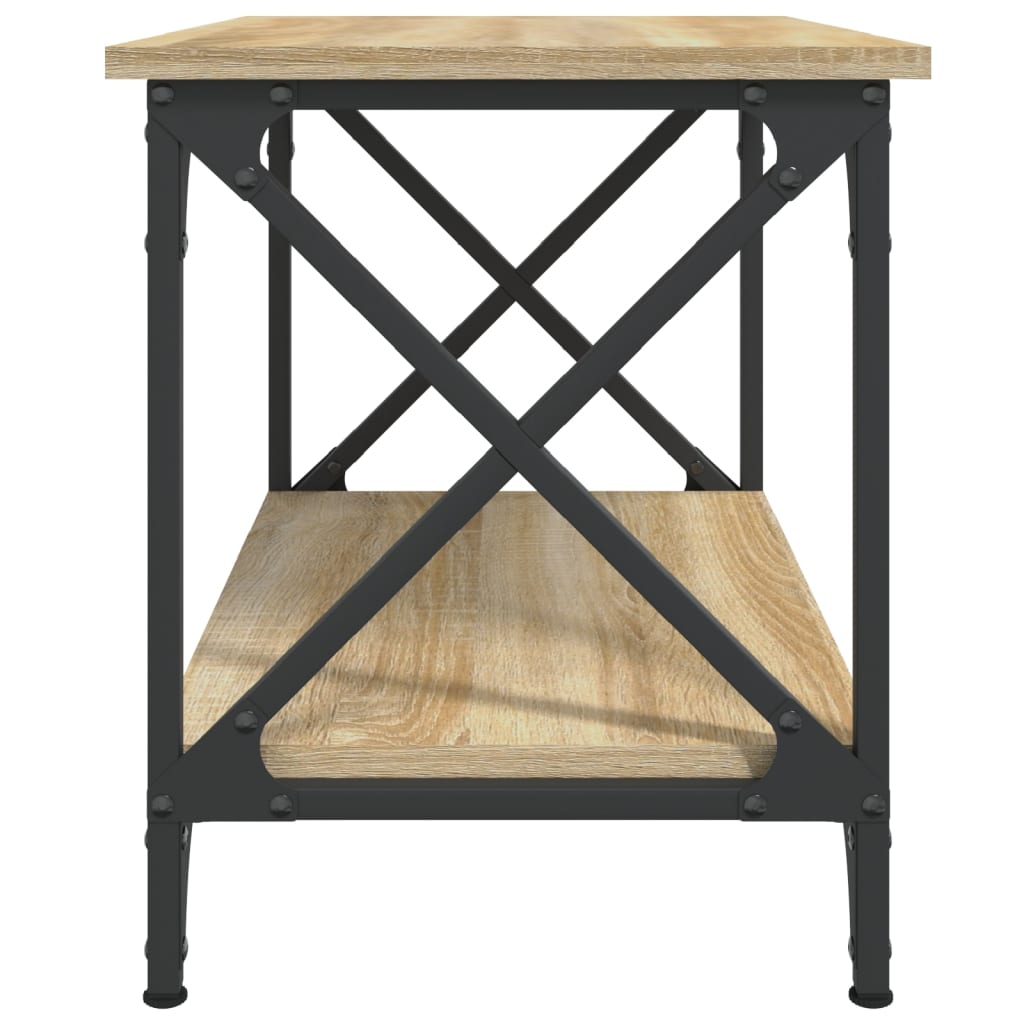 Sidebord 55X38X45 Cm Konstrueret Træ