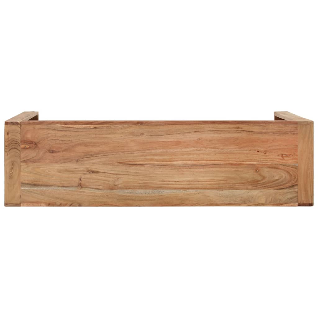 Konsolbord 110x30x76 Cm Massivt Akacietræ - Billede 4